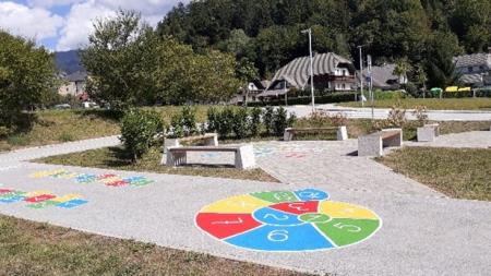 Talni poligon pri šoli v Begunjah